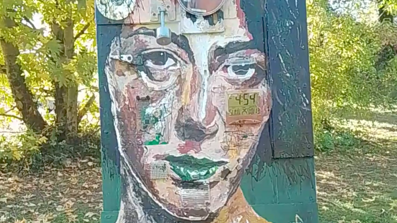 Ma passion pour la peinture recyclée.