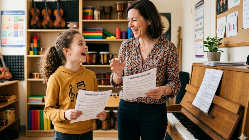 Découverte du plaisir de chanter 